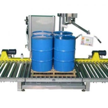 drum filling and weighing machine